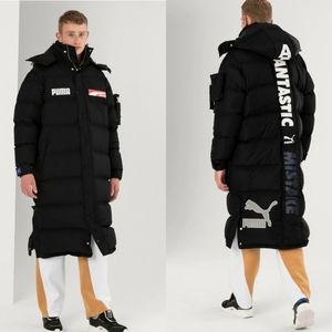 PUMA x ADER ERROR Hooded Button-Up Unisex Padded Down Coat